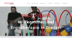 Desktop Screenshot of ergotherapie-dietzel.com